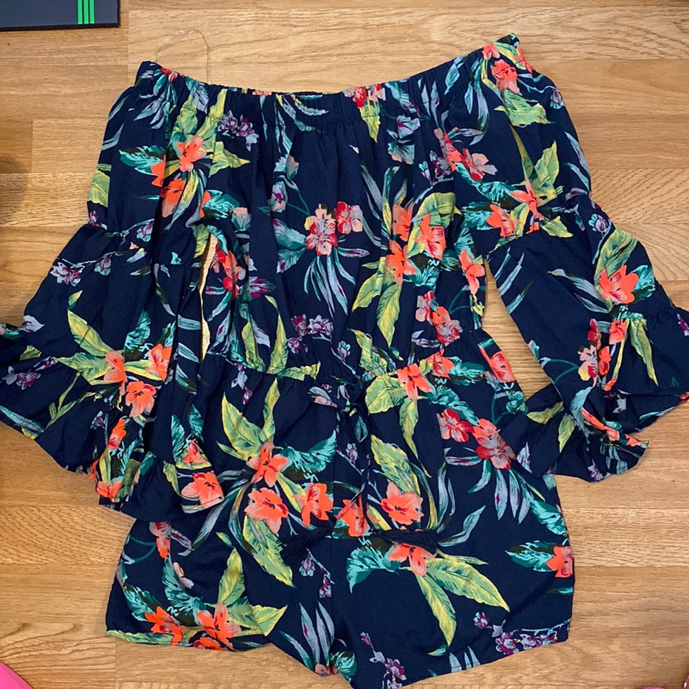 Tropical Romper for an event or vacation